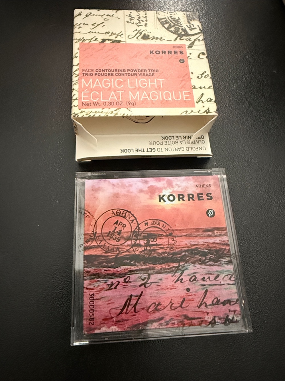 Korres Magic Light Face Contouring Powder Trio in Santorini
